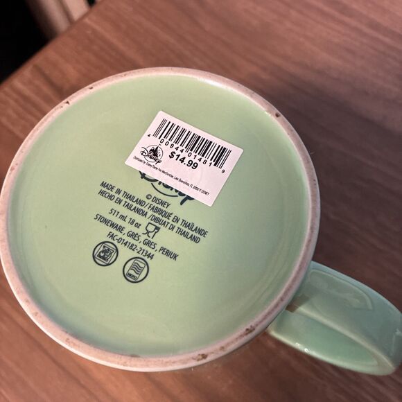 Disney Dad Jokes Served Fresh Daily Goofy Mug Sage Olive Green - Picture 5 of 5